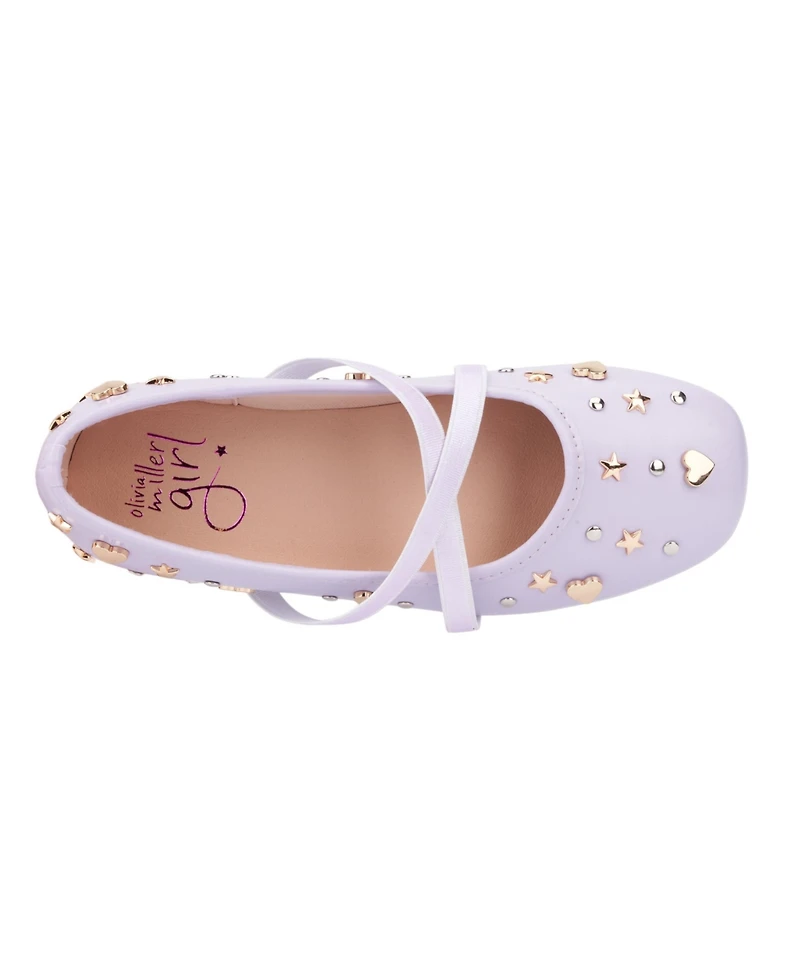 Olivia Miller Girls Atomic Vibe Ballet Flat