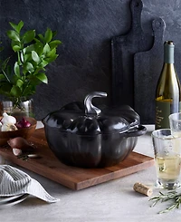 Staub Enameled Cast Iron 3.5-Qt Pumpkin Dutch Oven