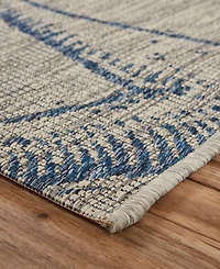 Closeout! Lr Home Nassau NASS810C 5' x 7' Outdoor Area Rug
