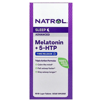 Natrol Melatonin + 5-htp Time Release