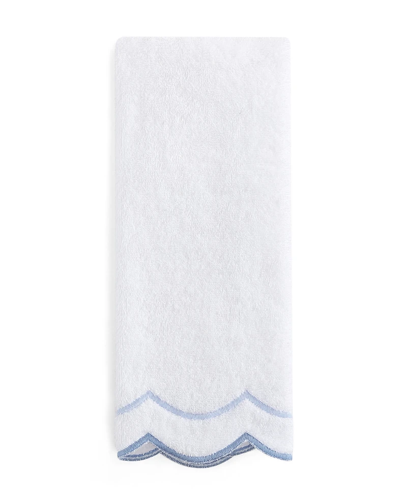 Peri Home Scallop Cotton Hand Towel, 27" x 16"