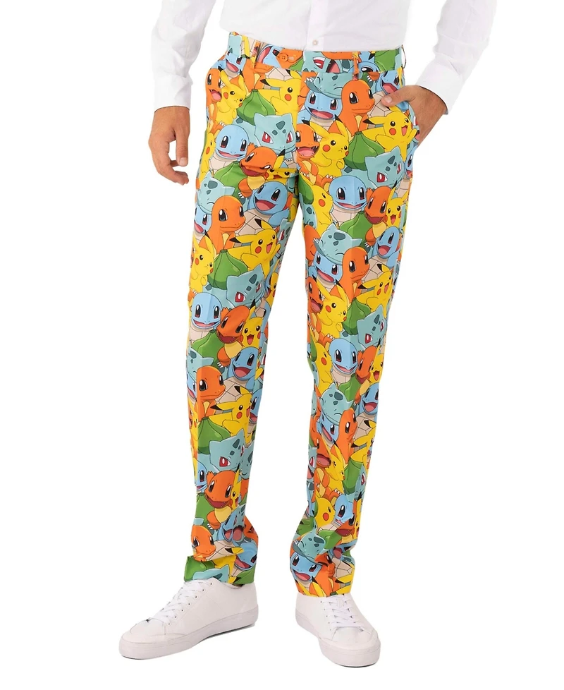 OppoSuits Men's Suit - Pokemon Multicolor