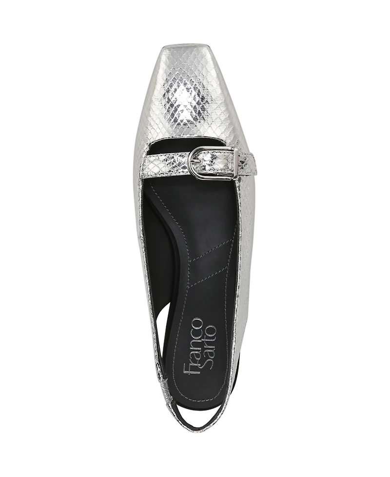 Franco Sarto Women's Carana Pointed Toe Slingback Flats