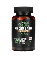 YumVs Strong Earth Gummies Black Cohosh Root Peach