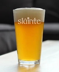 Bevvee Slainte Irish Cheers Pint Glass