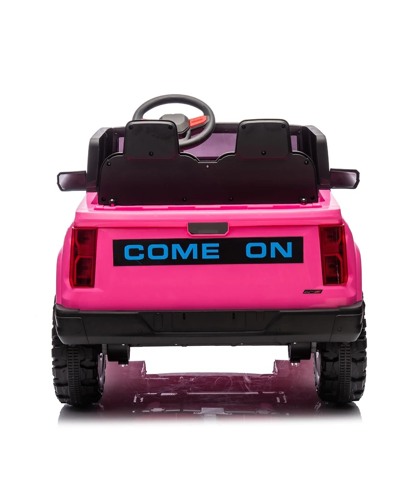 Streamdale Furniture 24V10A Two-seater Kids Ride On Electric Pickup, kids ride on toy W/parents remote control,4WD 800W motors, Two Safety belts, High