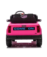 Streamdale Furniture 24V10A Two-seater Kids Ride On Electric Pickup, kids ride on toy W/parents remote control,4WD 800W motors, Two Safety belts, High
