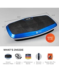 LifePro Hovert 3D Vibration Plate – Dual Motor Oscillation, Lateral & 3D Motion for Whole Body Fitness