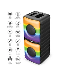 Rca Disco 204 Flame Effect Bluetooth Party Speaker, Dual 4" Woofer