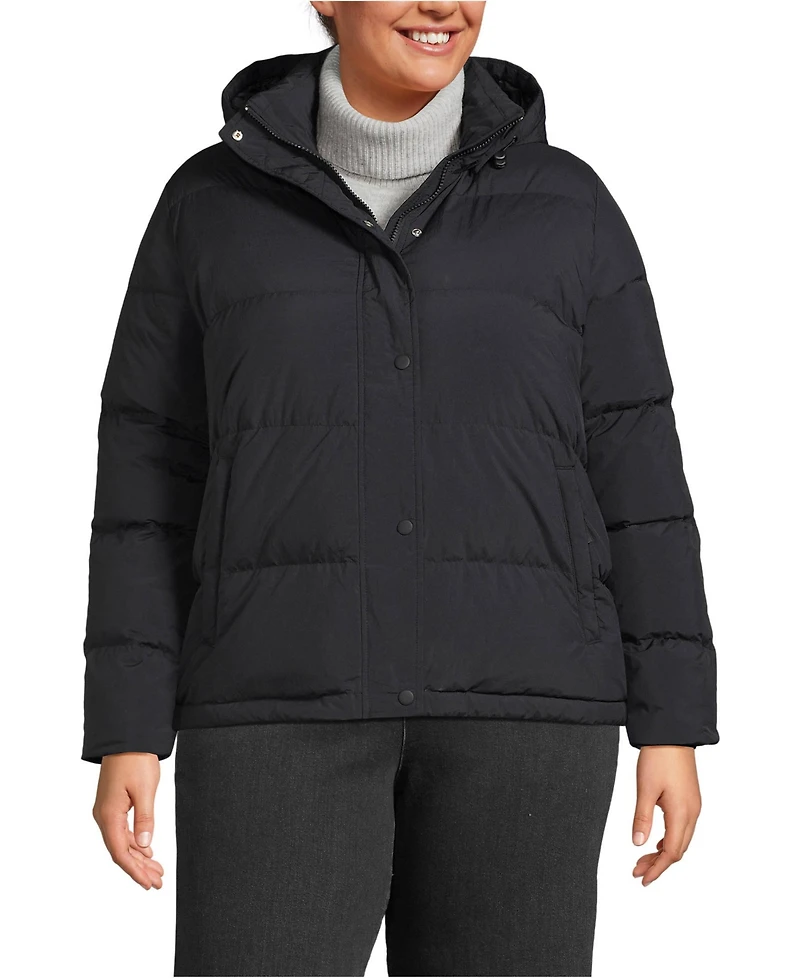 Lands' End Plus Max 600 Down Puffer Jacket
