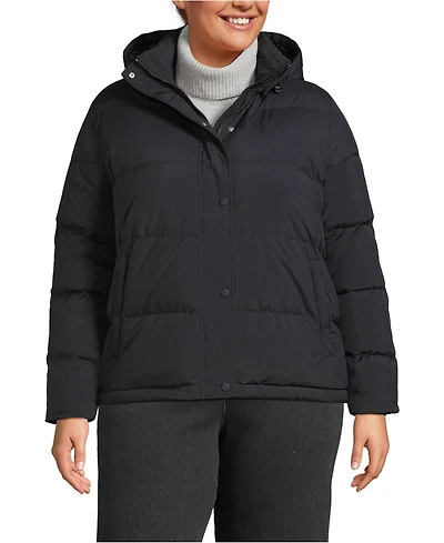 Lands' End Plus Max 600 Down Puffer Jacket