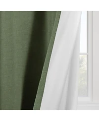 Linen Slub Blackout Grommet Pair (2 Panels
