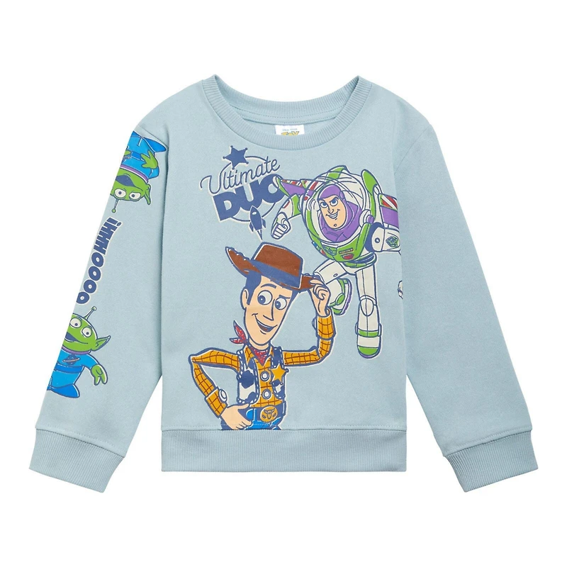 Disney Boys Lion King Mickey Mouse Winnie the Pooh Toy Story Fleece Sweatshirt and Pants Outfit Set