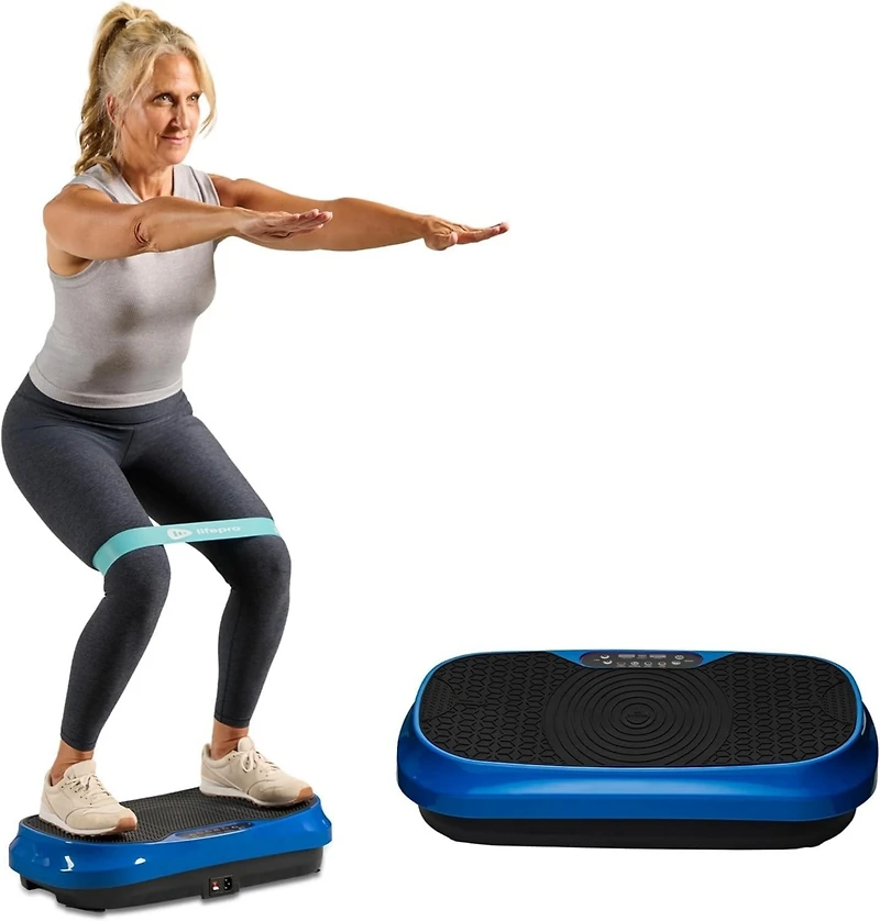 LifePro Waver Mini Vibration Plate – Whole Body Vibration Machine for Weight Loss, Toning & Wellness