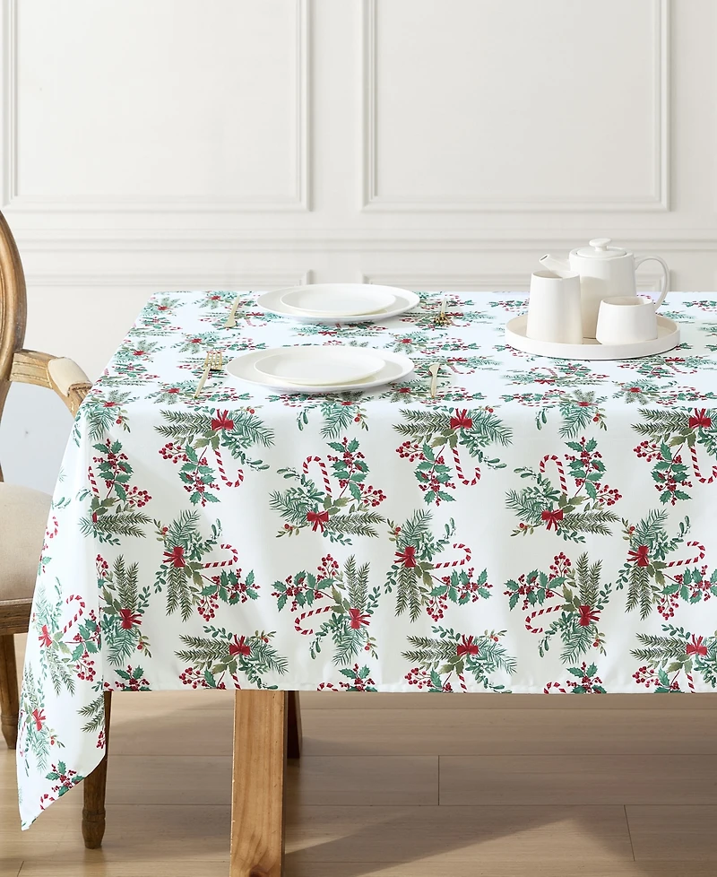 Laura Ashley Easy Care Holiday Tablecloth