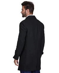 Braveman Men's Big & Tall Double Breasted Pea Coat Wool Blend Dress Peacoat