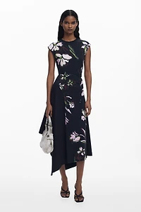 Desigual Women's Asymmetric floral dress