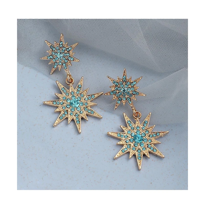 Sohi Women's Celestrial Drop Earrings