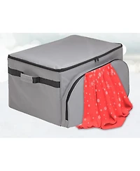 Christmas Ornament Storage Box with 3 Trays Holds Up to 72-4 Inch Ornaments