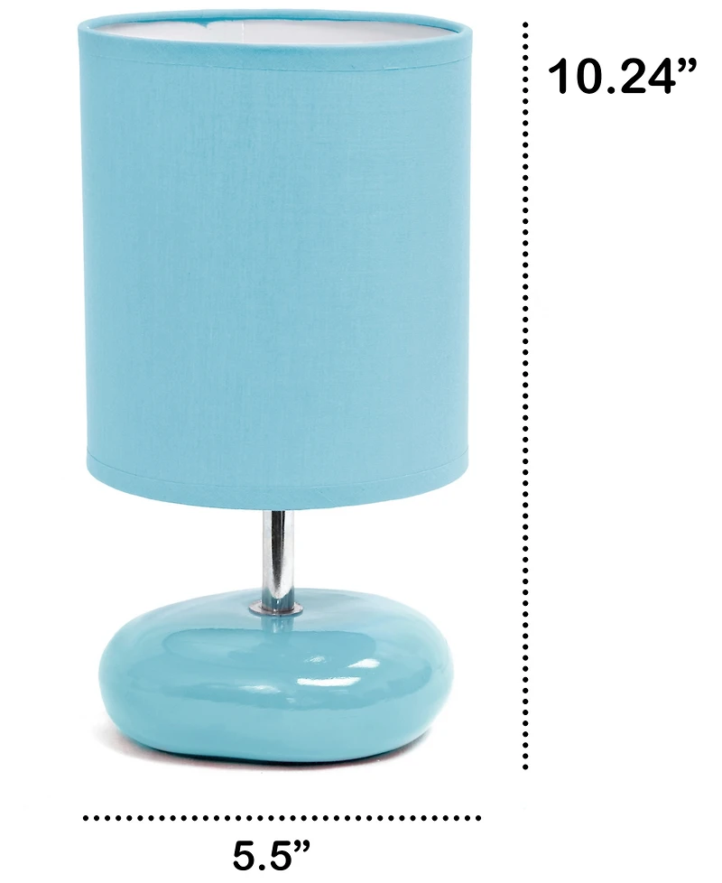 Creekwood Home 10.24" Traditional Mini Round Rock Table Lamp