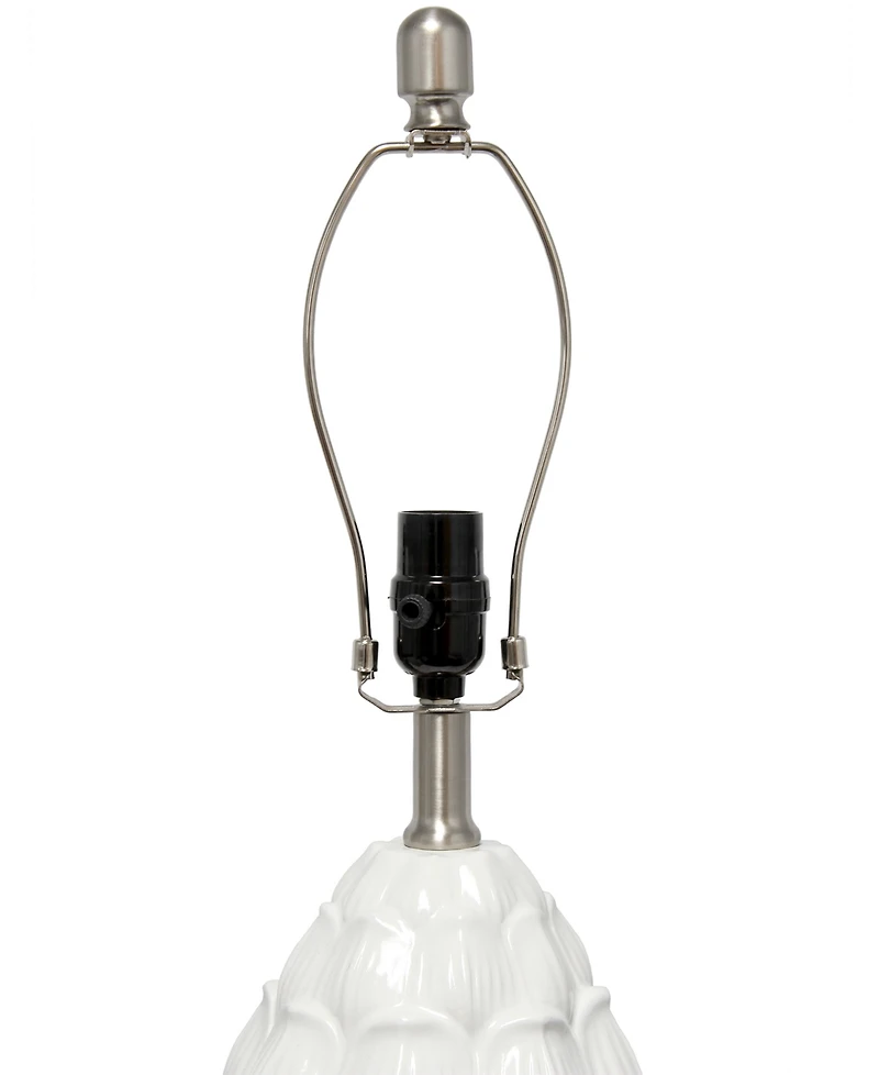 Lalia Home 28" Tall Coastal Seashell Traditional Table Lamp