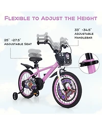 Hongge 16/18 Inch Kids Bike for 4-8 Years Old Sport Bicycle with Adjustable Handlebar and Saddle