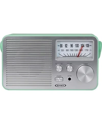 Jensen Mr-750GR Green Portable Am/Fm Radio