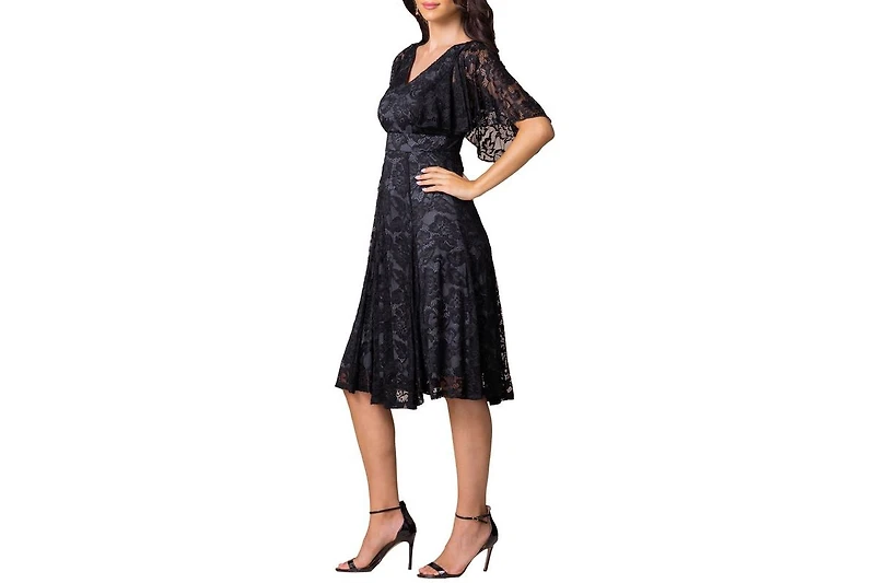 Kiyonna Women's Camille Lace Cocktail Dress