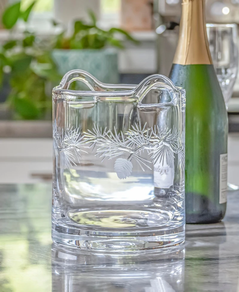 Rolf Glass Icy Pine Champagne Ice Bucket
