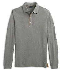 Scott Barber Men's Cotton/Wool Pique Polo