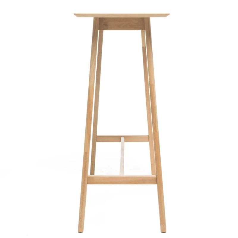 Streamdale Furniture Wood Bar Table, Natural Oak Finish, 17.72 In X 47.24 In X 42.01 In