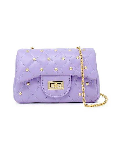 Tiny Treats + Zomi Gems Girls Classic Quilted Stud Handbag