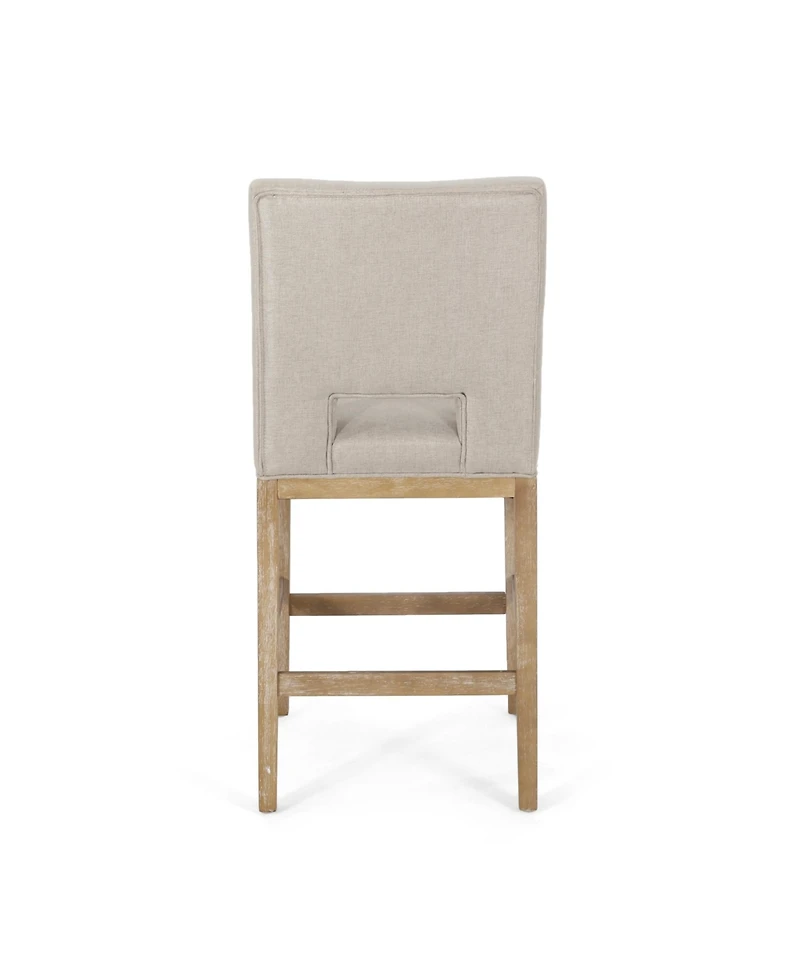 Streamdale 27 Inch Counter Stools, Set Of 2,Fabric