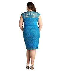 Tadashi Shoji Miranda Sequin Embroidered Dress