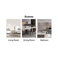 Streamdale Elegant Gray Grid Armless Dining Chairs (4-Piece Set