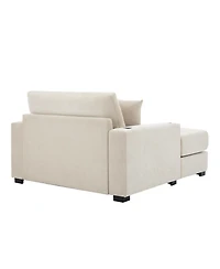 Streamdale 55" Chaise Lounge Sofa with Amenities