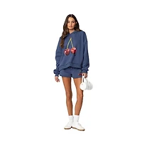 Edikted Womens Mon Cheri Hoodie