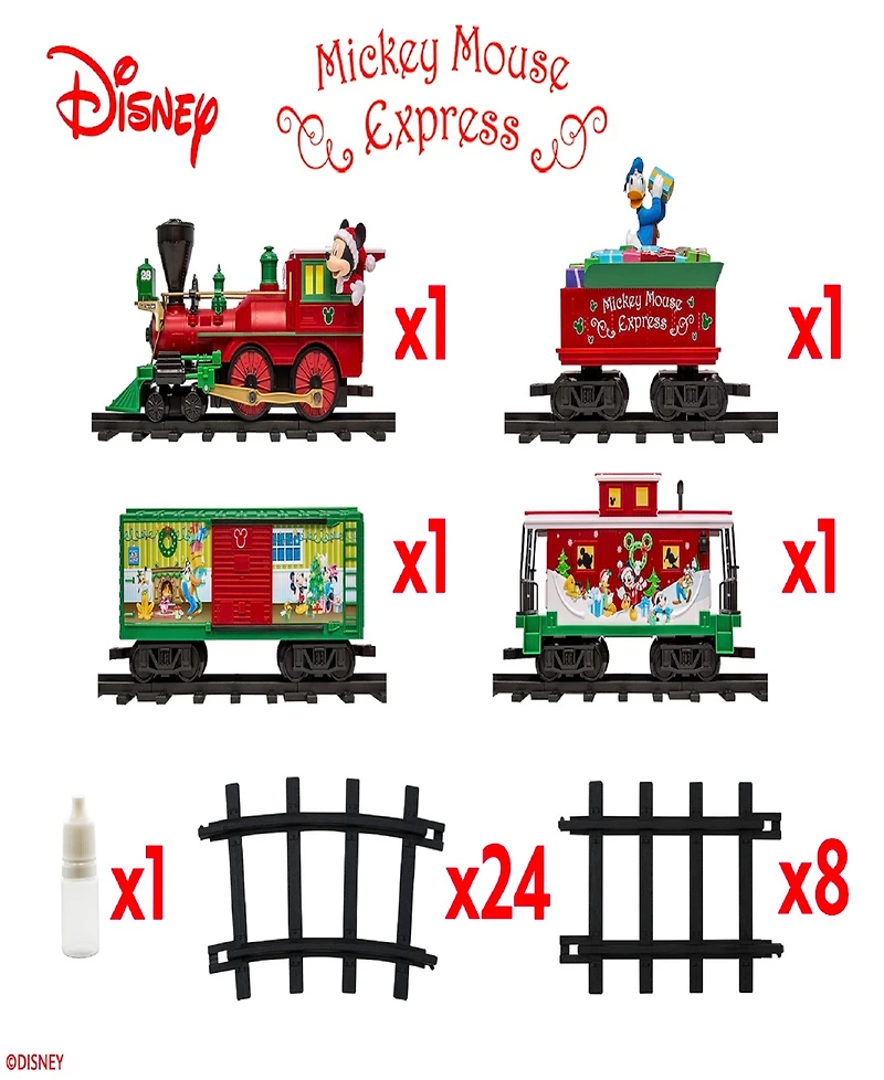Lionel Disney Mickey Mouse Express Ready to Play Train Set with Bluetooth