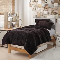 Coma Inducer Oversized Twin Comforter Set - The Original Plush - Dark Chocolate