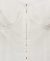 Mango Women's Pleated Short Dress