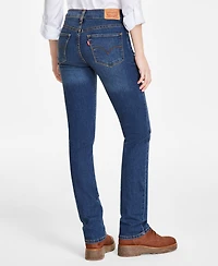 Levi's 314 Shaping Slimming Straight Leg Mid Rise Jeans