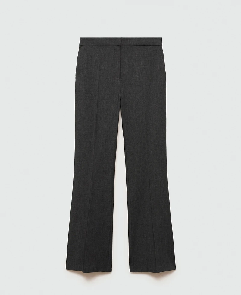 Mango Women's Flared Suit Trousers
