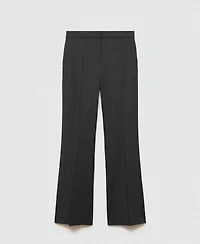 Mango Women's Flared Suit Trousers