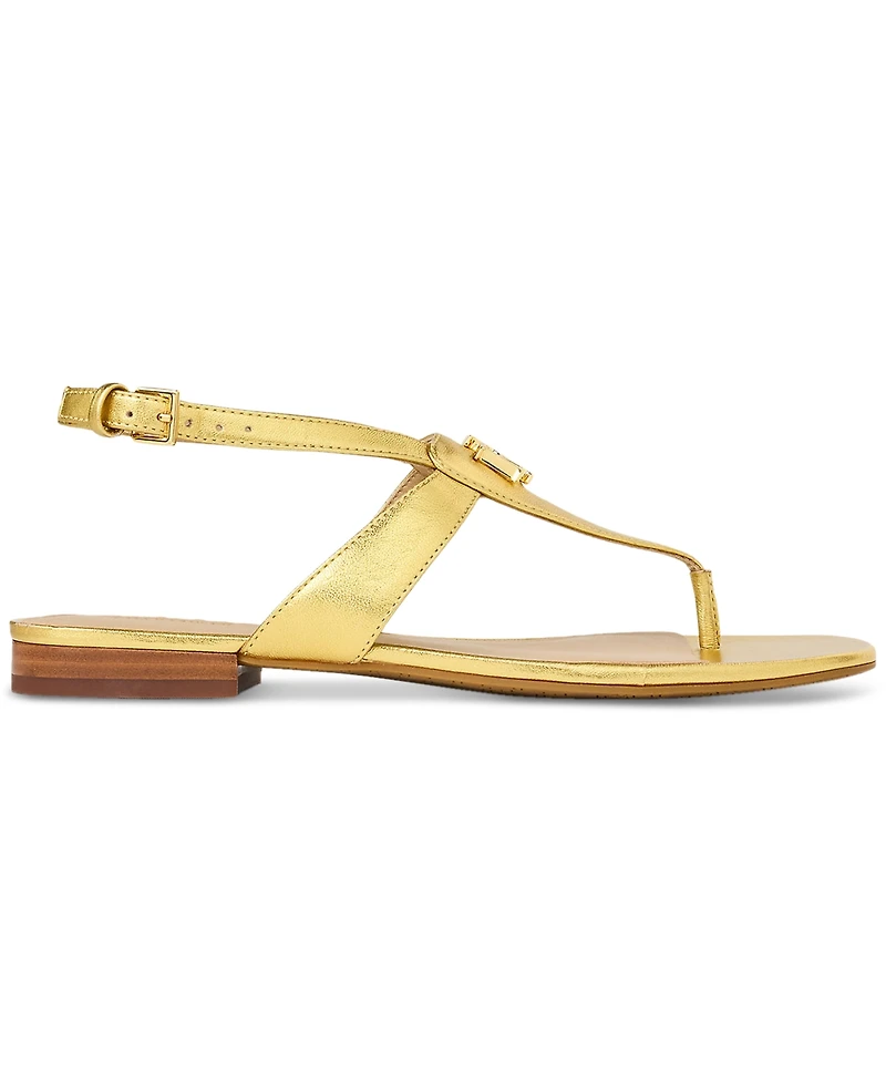Lauren Ralph Women's Everly Thong Flat Sandals