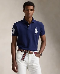 Polo Ralph Lauren Men's Big Pony Custom Slim Fit Mesh
