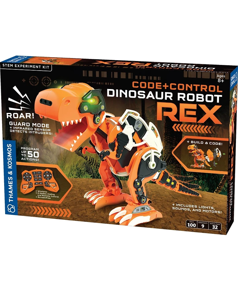 Thames & Kosmos Code+Control Dinosaur Robot: Rex