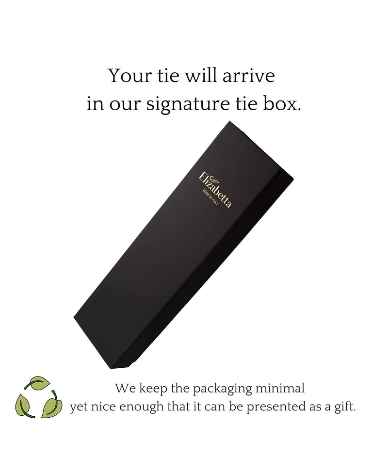 Elizabetta Big & Tall Corso - Silk Jacquard Tie for Men