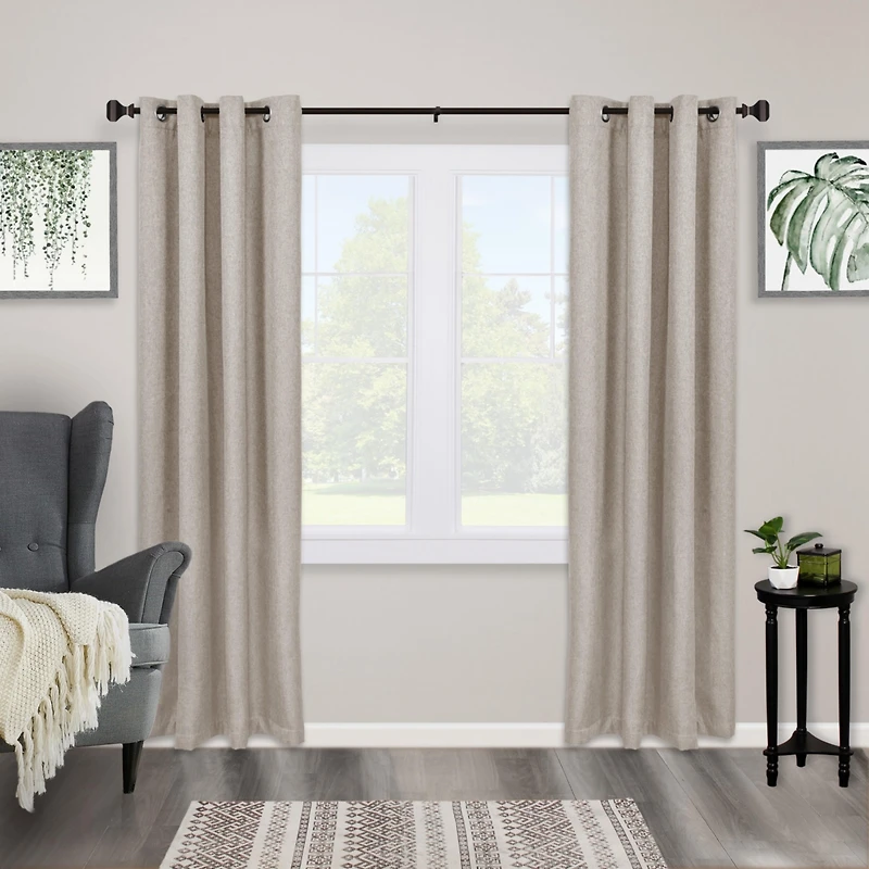 Kenney Cate 1" Premium Decorative Curtain Rod - Elegant Home Decor Solution