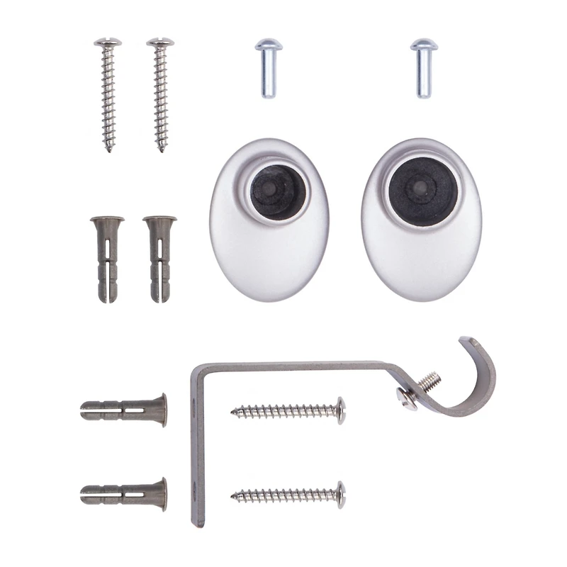 Lunar 5/8" Complete Blackout Room Darkening Wrap Rod