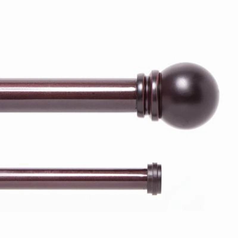 Kenney Hamlin 1-Inch Premium Double Curtain Rod for Elegant Window Treatments